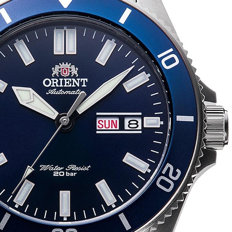 Orient Men's Sports Diver-Style Mechanical Stainless Steel Watch RN-AA0007L - Image 3