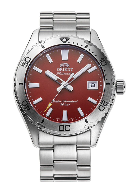 Orient Men's Sports Mako 40 Diver Design Automatic Mechanical Metal Band Watch RN-AC0Q09R - Image 2
