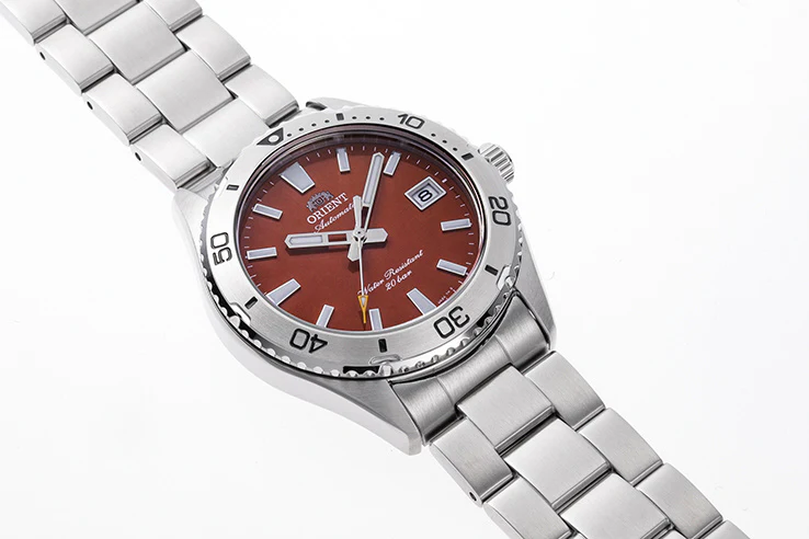 Orient Men's Sports Mako 40 Diver Design Automatic Mechanical Metal Band Watch RN-AC0Q09R - Image 3