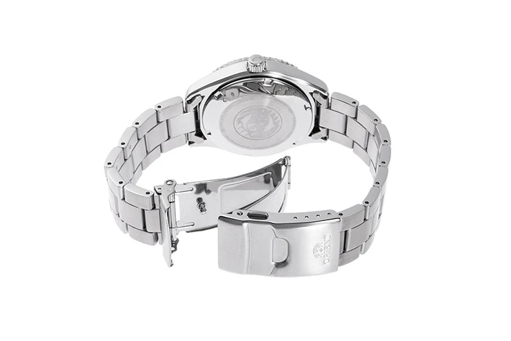 Orient Men's Sports Mako 40 Diver Design Automatic Mechanical Metal Band Watch RN-AC0Q09R - Image 4