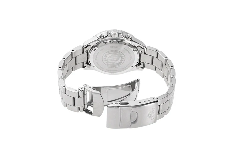 Orient Men's Sports Mako Diver Design Chronograph Solar Powered Metal Band Watch RN-TX0204E - Image 4