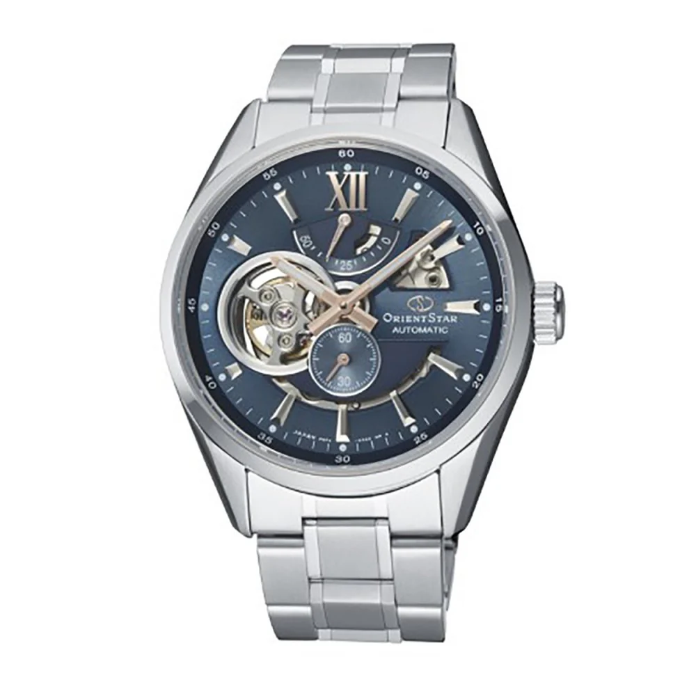 ORIENT RK-AV0009L Automatic Skeleton Watch - Elegant Black Dial - Durable Stainless Steel Case - Water Resistant