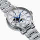 ORIENT RK-BT0001S Automatic Movement Semi-Skeleton Open Heart Design Navy Dial Stainless Steel Bracelet - Image 4