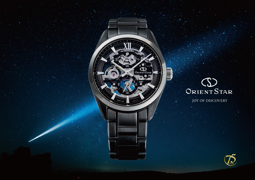 ORIENT RK-AZ0105N Limited Edition Skeleton Hand-Winding 75th Anniversary 300 Pieces Worldwide - Image 3