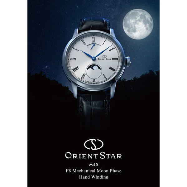 ORIENT RKBW0001S ORIENT STAR M45 F8 Mechanical Moon Phase Hand-Winding RK-BW0001S [Genuine Product] - Image 8