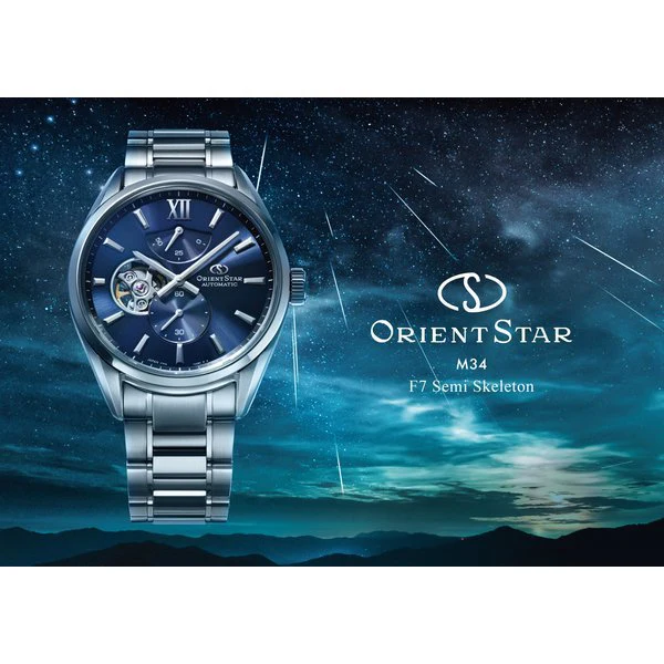 ORIENT RKBY0010L ORIENT STAR M34 F7 Semi-Skeleton Automatic Watch RK-BY0010L [Genuine Product] - Stylish Timepiece with Transparent Caseback - Image 5