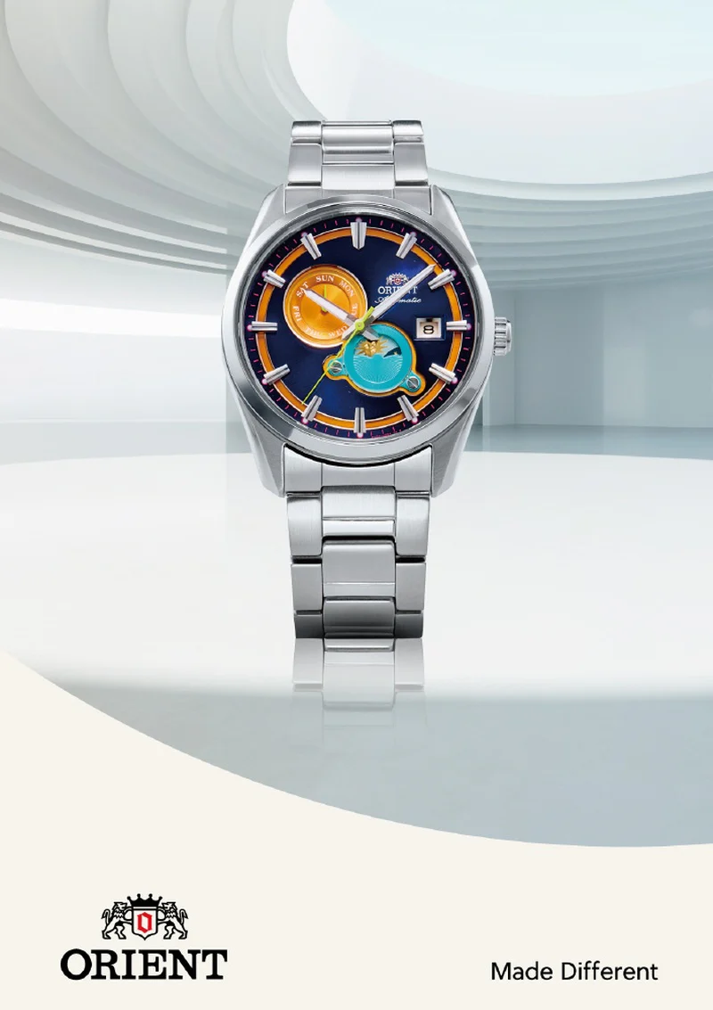 ORIENT RN-AK0316L Contemporary Collection Sun & Moon Limited Edition Automatic Watch Stainless Steel 2026 Spring/Summer - Image 4