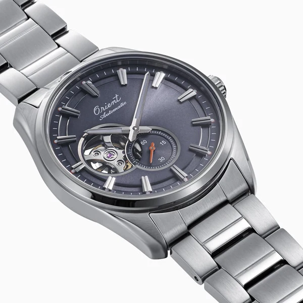 ORIENT RN AR0012N Contemporary Semi Skeleton Men's Metal Watch with Limited Edition Design, Automatic Movement and Elegant Style - Image 2
