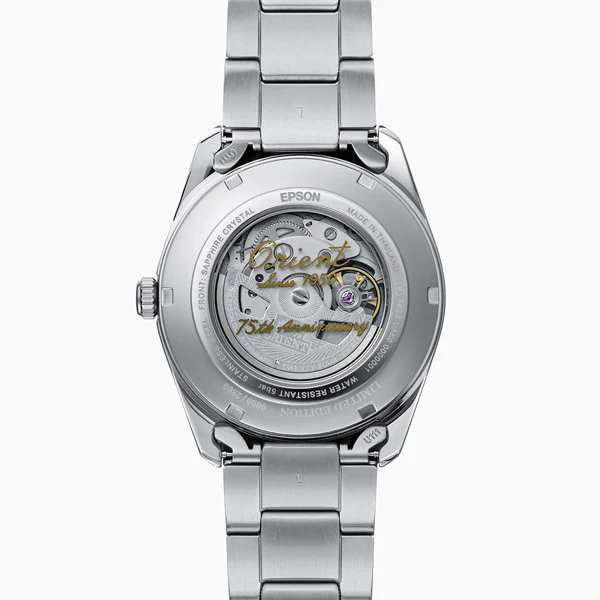 ORIENT RN AR0012N Contemporary Semi Skeleton Men's Metal Watch with Limited Edition Design, Automatic Movement and Elegant Style - Image 3