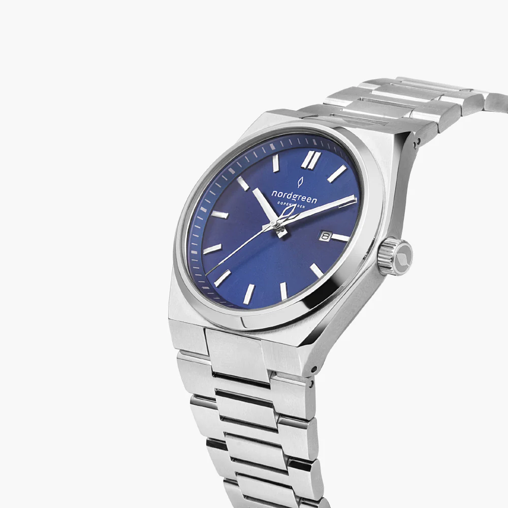 ORIENT SN41SIHLSINA 41mm Navy Dial Automatic Watch Stainless Steel Case Water Resistant Elegant Design