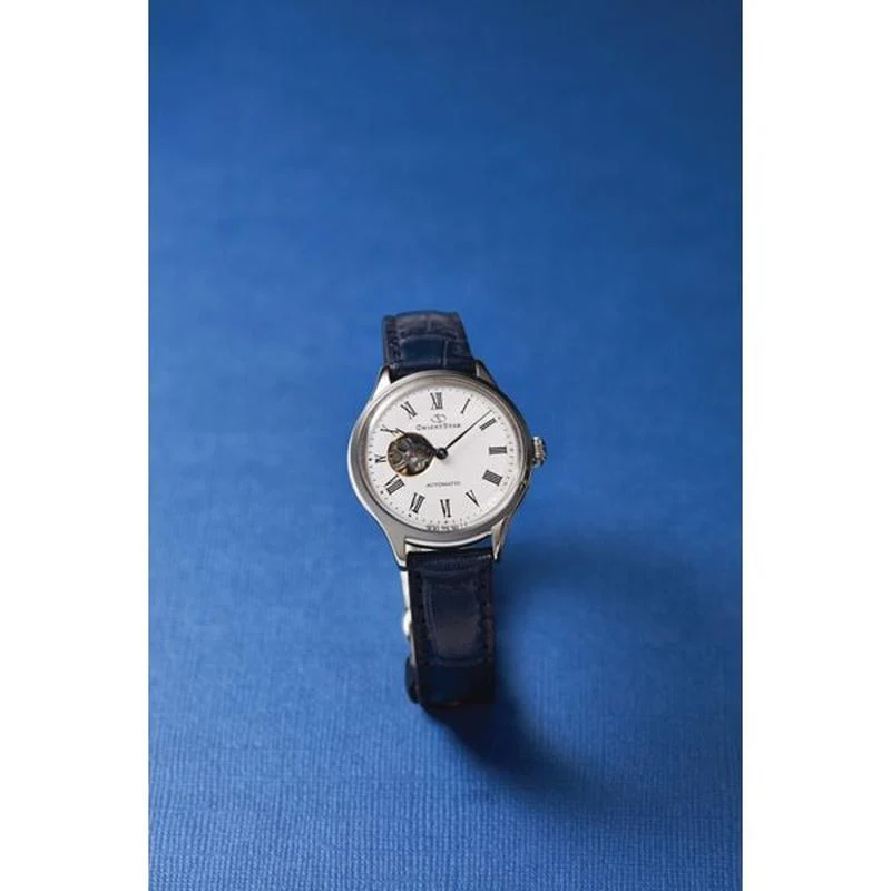 ORIENT STAR Classic SEMI SKELETON Automatic Leather Band Ladies Watch RK-ND0005S - Image 4
