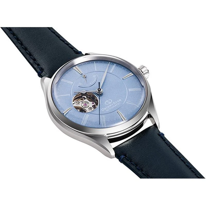 ORIENT STAR Classic SEMI SKELETON Mechanical Automatic Leather Band Men's Watch RK-AT0203L - Image 2