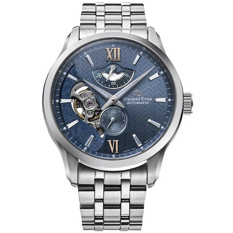 ORIENT STAR Contemporary LAYERED SKELETON Mechanical Automatic Stainless Steel Men's Watch RK-AV0B08L