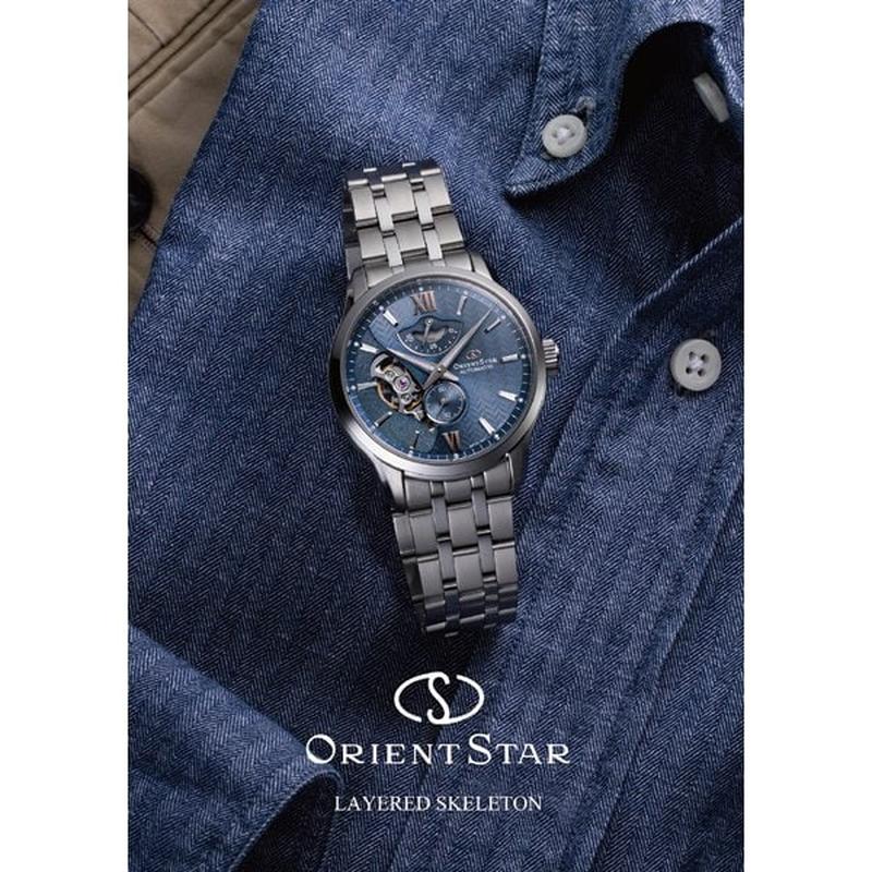 ORIENT STAR Contemporary LAYERED SKELETON Mechanical Automatic Stainless Steel Men's Watch RK-AV0B08L - Image 4