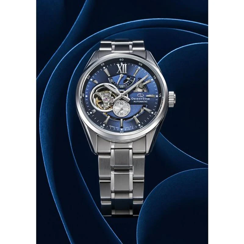 ORIENT STAR Contemporary MODERN SKELETON Automatic Metal Band Men's Watch RK-AV0004L - Image 4