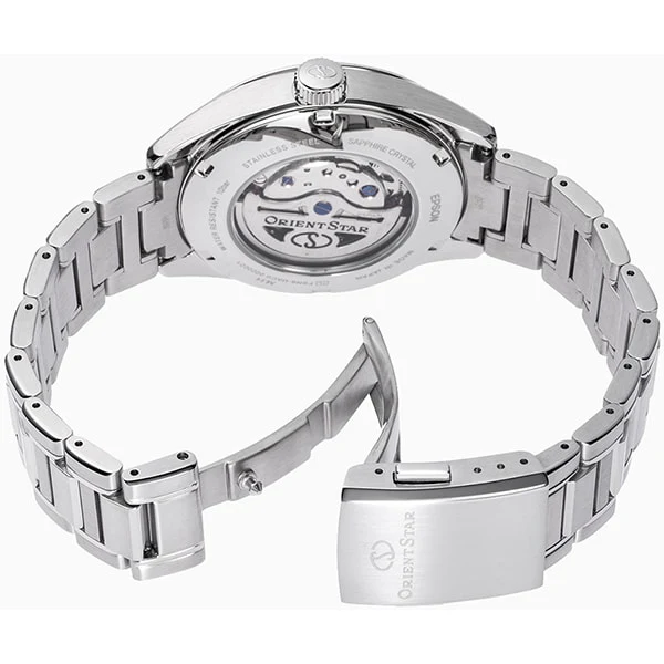 Orient Star Men's Contemporary M34 F8 Date Automatic Mechanical Stainless Steel Watch with Additional Band RK-BX0005E - Image 5