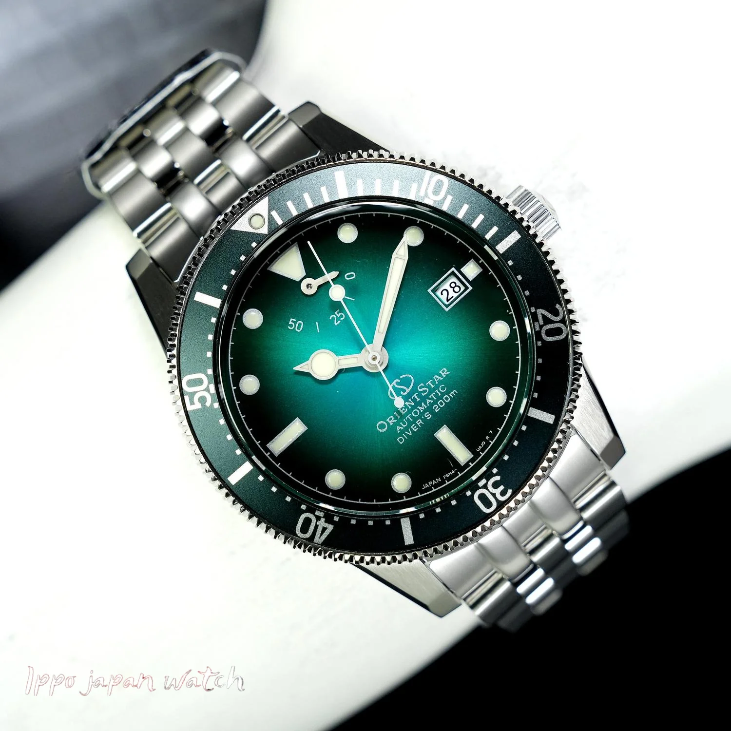 ORIENT STAR Sports M42 Diver 1964 2nd Edition Mechanical Automatic Stainless Steel Men's Watch with Silicone Replacement Band RK-AU0602E - Image 7