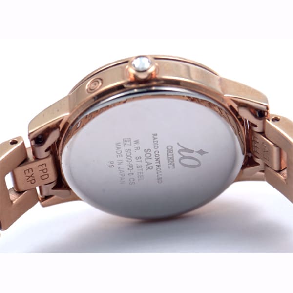 ORIENT WI0041SD Elegant Solar Powered Ladies Watch with Stunning Mother of Pearl Dial and Durable Stainless Steel Band - Image 4