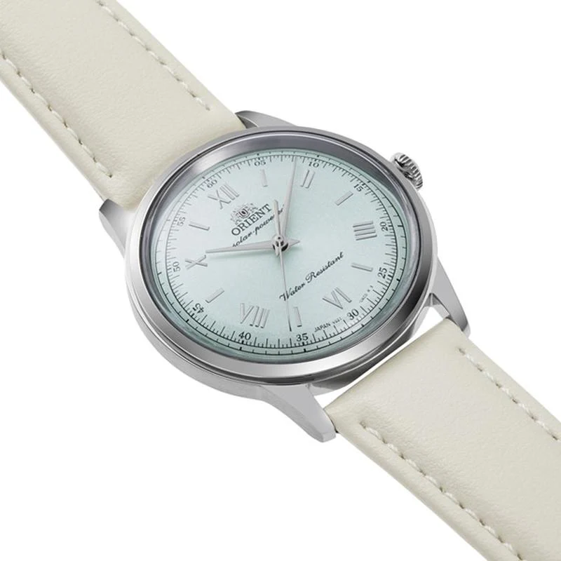 Orient Women's Classic Bambino 38 Solar Powered Synthetic Leather Band Men's Watch RN-WK0002E - Image 2