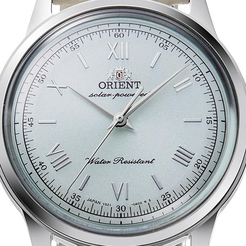 Orient Women's Classic Bambino 38 Solar Powered Synthetic Leather Band Men's Watch RN-WK0002E - Image 4