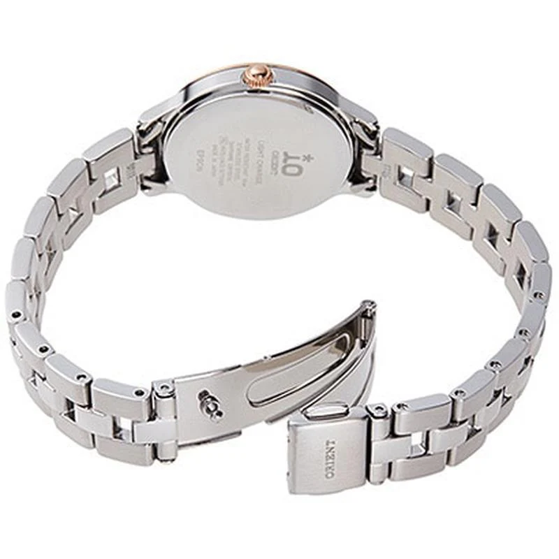 Orient Women's iO NATURAL&PLAIN Solar Powered Metal Band Watch RN-WG0006P - Image 2