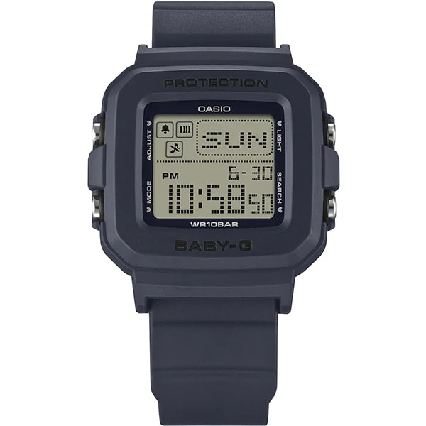 CASIO BGD-10KH-2CJR Stylish Navy Baby-G Watch Heart-Shaped Holder Shock Resistant Water Resistant Fashionable Design - Image 2