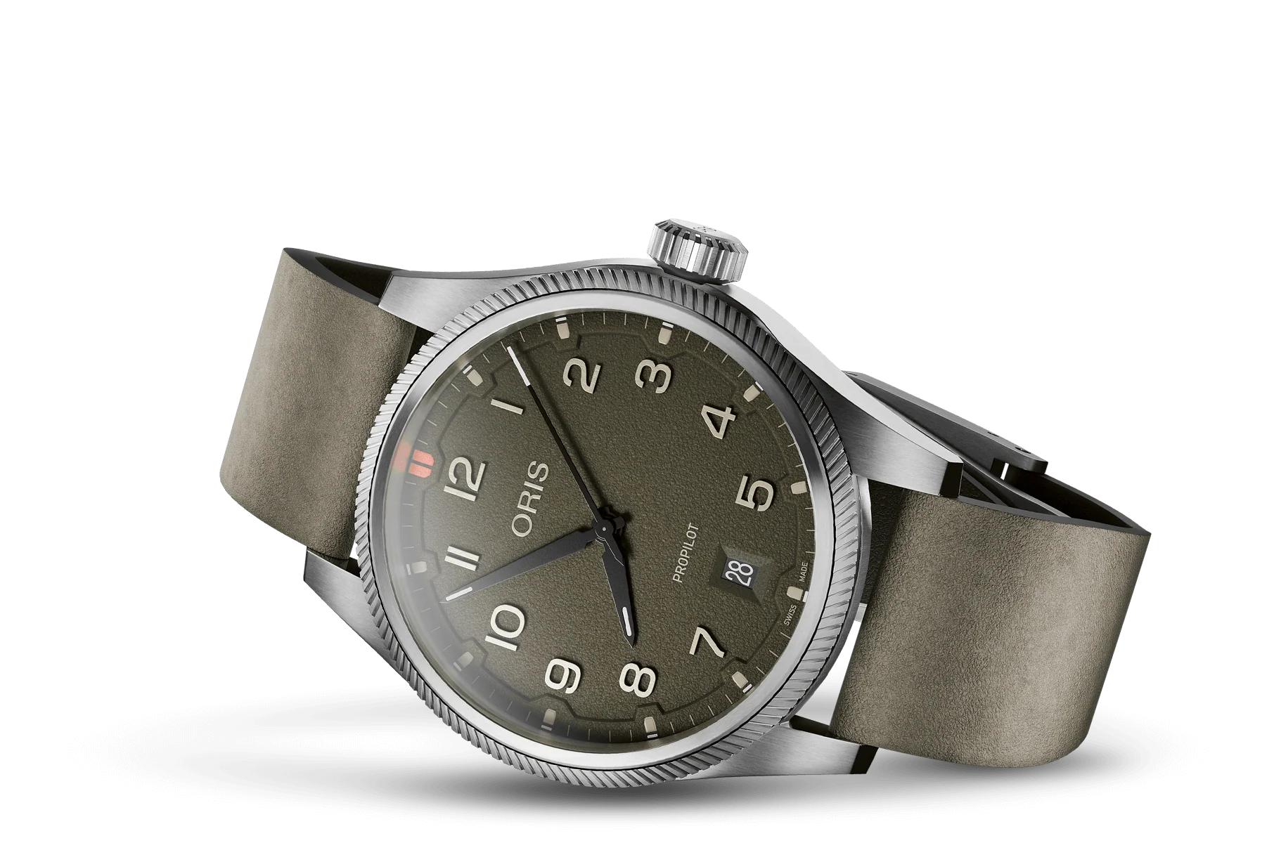Oris Propilot Date 01-733-7805-4167-07-6-20-16LC - Image 2