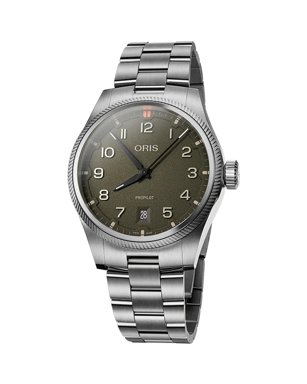 Oris Propilot Date 01-733-7805-4167-07-6-20-16LC - Image 3