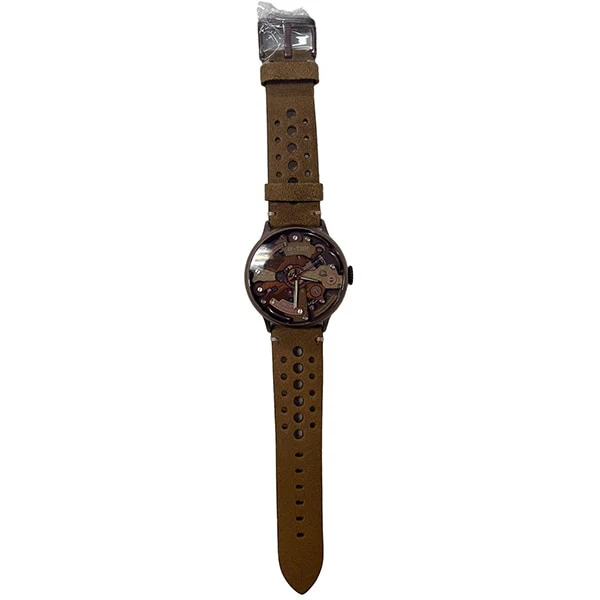 Other Overseas Manufacturers A1803F Men's Automatic Leather Strap Watch Water Resistant Elegant Design 1-Year Warranty