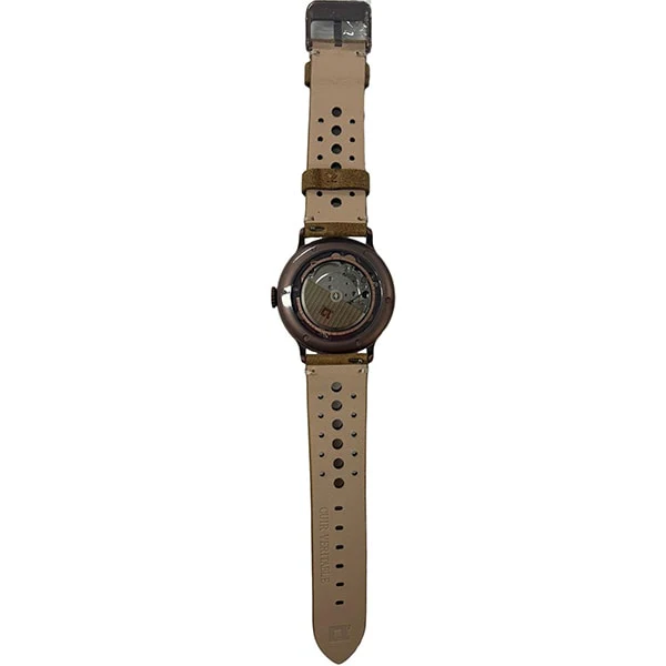 Other Overseas Manufacturers A1803F Men's Automatic Leather Strap Watch Water Resistant Elegant Design 1-Year Warranty - Image 2