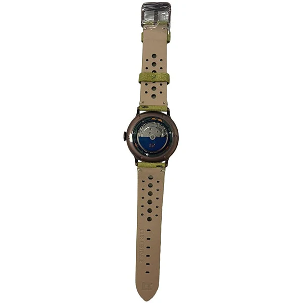 Other Overseas Manufacturers A1803FX Men's Leather Strap Automatic Watch Water Resistant Elegant Design 1-Year Warranty