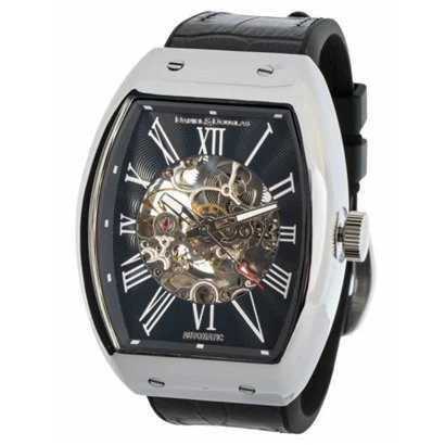 Other Overseas Manufacturers DDT808-BK Automatic Movement Water Resistant Elegant Design 1-Year Warranty