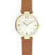 Other Overseas Manufacturers E03720A-1 Stylish Women's Watch Leather Band Camel Color Elegant Design Water Resistant - Image 2