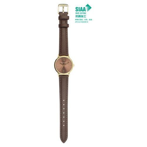 Other Overseas Manufacturers H00221S-1 Elegant Women's Watch Leather Band Dark Brown Stylish Design Quartz Movement