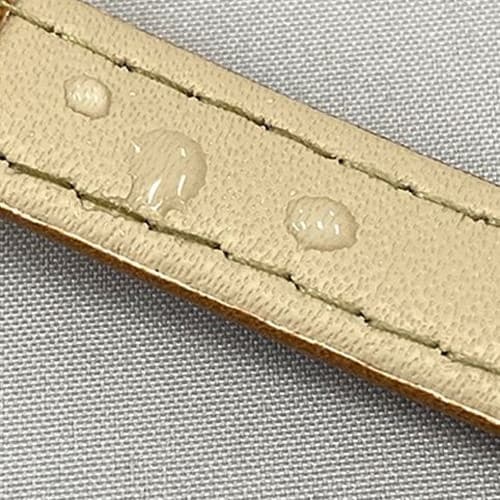 Other Overseas Manufacturers H00921S-1 Stylish Leather Band 10 ATM Water Resistant Durable Silver/Camel Watch - Image 2