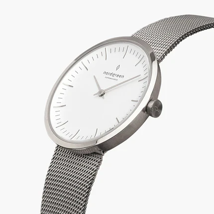 Other Overseas Manufacturers IN32SIMESIXX Stylish 32mm Design Water Resistant Quartz Movement Elegant Leather Strap