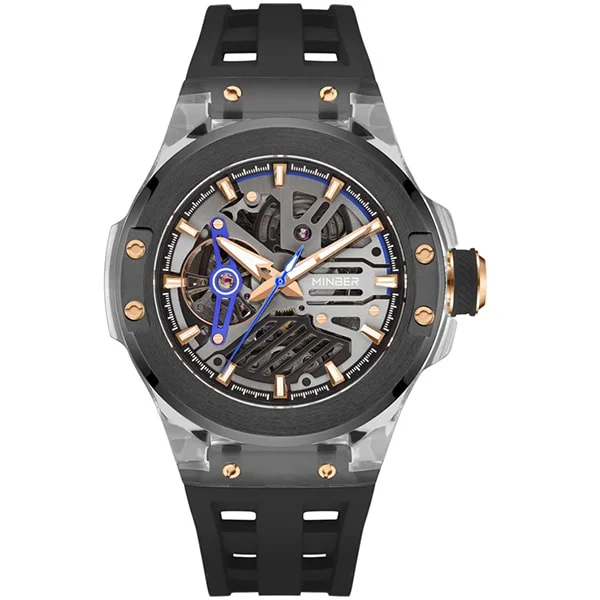 Other Overseas Manufacturers M9018G-BK Automatic Movement 30m Water Resistant Black Dial 1 Year Warranty - Image 3