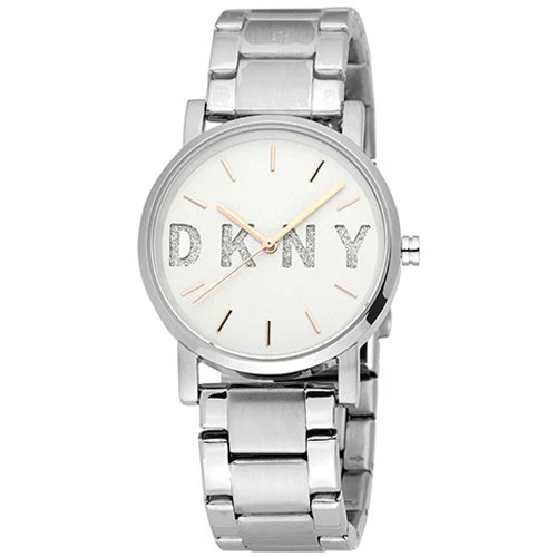 Other Overseas Manufacturers NY2681 Stylish Silver Metal Band 34mm Women's Watch Elegant Design Water Resistant 1-Year