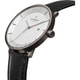 Other Overseas Manufacturers PH40GMLEBLXX 40mm White Black Leather Strap Water Resistant Stylish Design - Image 2