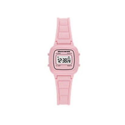 Other Overseas Manufacturers SR2139 Stylish Digital Watch Pink Lightweight Water-Resistant 1-Year Warranty