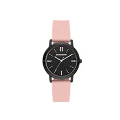 Other Overseas Manufacturers SR6225 Elegant Bay Flower Design Three-Hand Movement Pink Color 1-Year Warranty