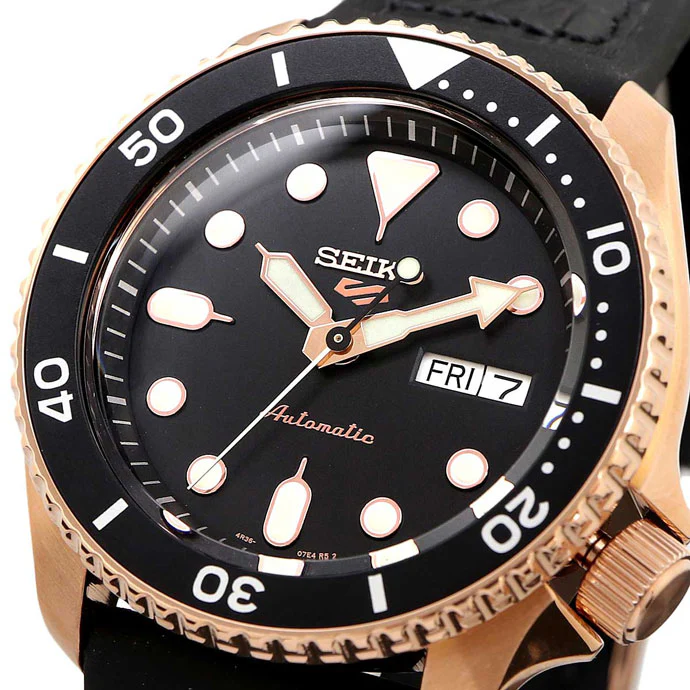 Other Overseas Manufacturers SRPD76K1 Automatic Movement Water Resistant Stainless Steel Case Luminous Hands Date