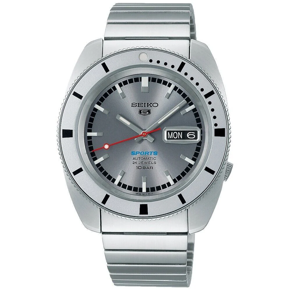 Other Overseas Manufacturers SRPL03K1 Silver Men's 38.5mm 10BAR Water Resistant Limited Edition Stylish Design