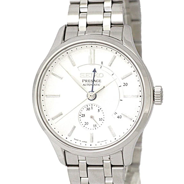Other Overseas Manufacturers SSA395J1 Elegant Design 42mm Power Reserve Date Men's Watch Stainless Steel Bracelet