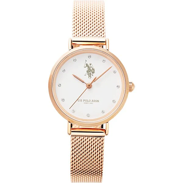 Other Overseas Manufacturers US-28PG Stylish Design Water Resistant Quartz Movement Adjustable Strap