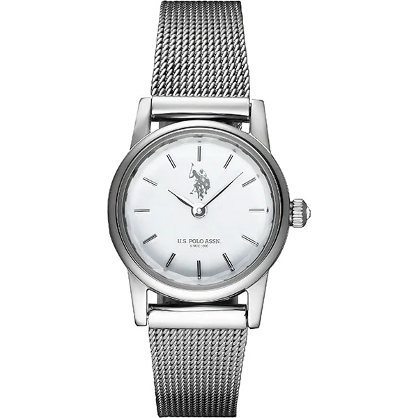 Other Overseas Manufacturers US-30WHSS Stainless Steel Mesh Band White Dial Water Resistant 1-Year Warranty Elegant - Image 3