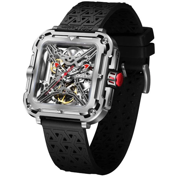 Other Overseas Manufacturers X011-SISI-W25BK Automatic Movement Water Resistant 1-Year Warranty Stylish Design