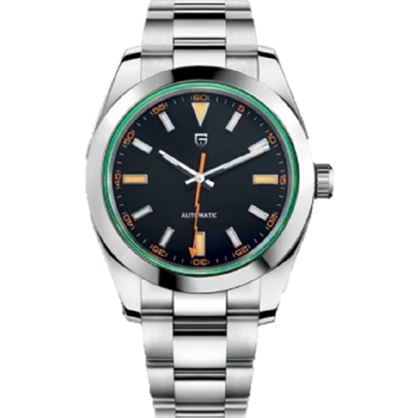 PAGANI DESIGN 1733BK Automatic Movement Sapphire Crystal Water Resistant 100M Men's Watch with 1 Year Warranty