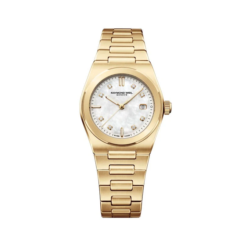 Raymond Weil Ladies 1250-P-97081 Quartz 30mm Elegant Watch