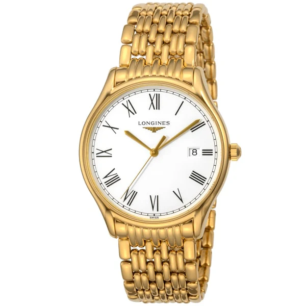 Longines L4.859.2.11.8 Reel Collection Quartz Men's White Watch